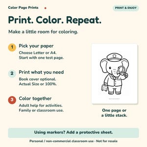 I-Spy Community Helpers Coloring & Activity Book, Ages 3–5, Printable PDF image 6