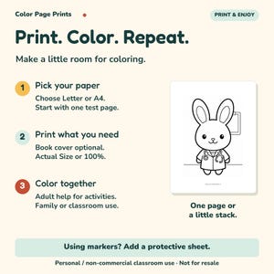 Hospital Helpers Coloring & Activity Book, Ages 3–5, Printable PDF imagen 6