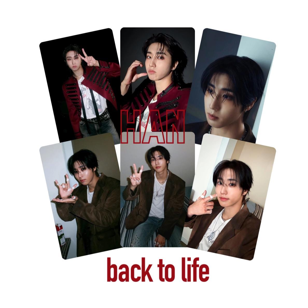 Han “back to Life” Photocard Set (fan-made) - Etsy