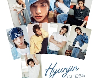 Hyunjin x Guess Photocard Set (Fan-Made)