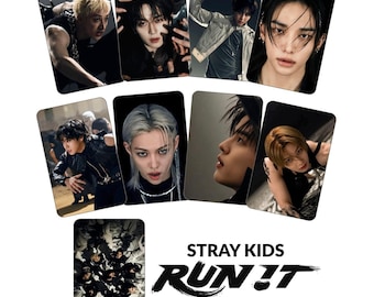 Stray Kids – Run It Photocard Set – 9 pcs (Fan-Made)
