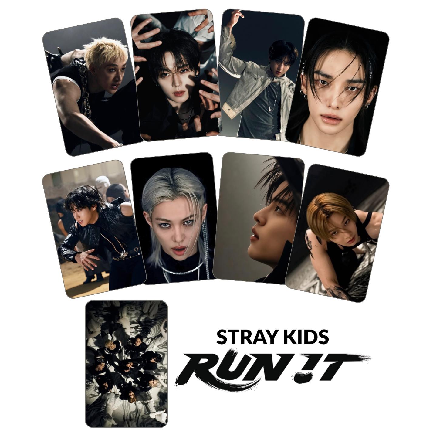 Stray Kids – Run It Photocard Set – 9 Pcs (fan-made) - Etsy