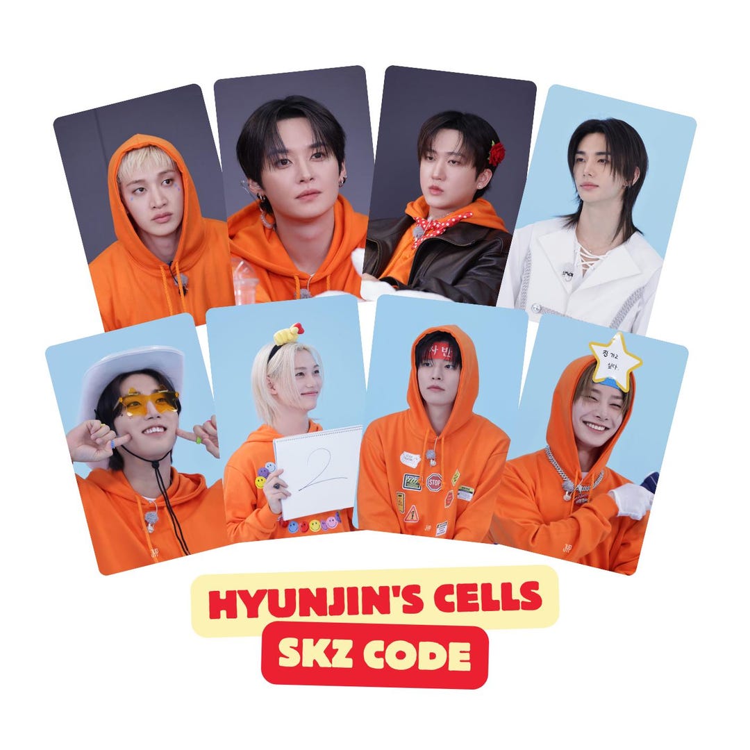 Stray Kids – SKZ CODE: Hyunjin's Cells Photocard Set (fan-made) - Etsy