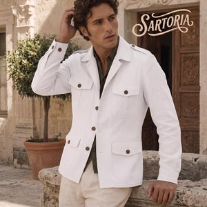 Vintage French Linen Jacket - Etsy