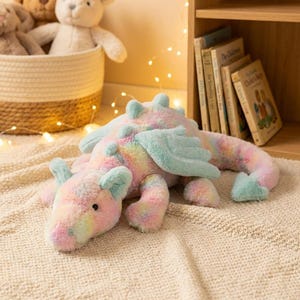 Jellycat Lazulia Dragon Plush 50cm/88cm – Soft Comfort Toy Doll for Abebe, Perfect for Cuddles and Relaxation image 2