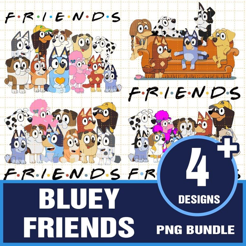 Bluey and Friends Bundle Download, Bluey Bundle Download, Bluey ...