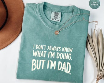 Dad T-Shirt | Garment-Dyed Cotton, Relaxed Fit, Fathers Day Tee