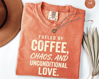Fueled by Coffee and Love T-shirt | Fathers Day Tee