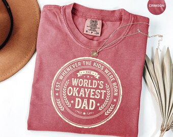 World's Coolest Dad T-shirt | Father's Day Tee, Comfort Colors