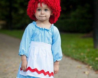 Raggedy Ann Dress-Handmade Design by 5 Little Elephants