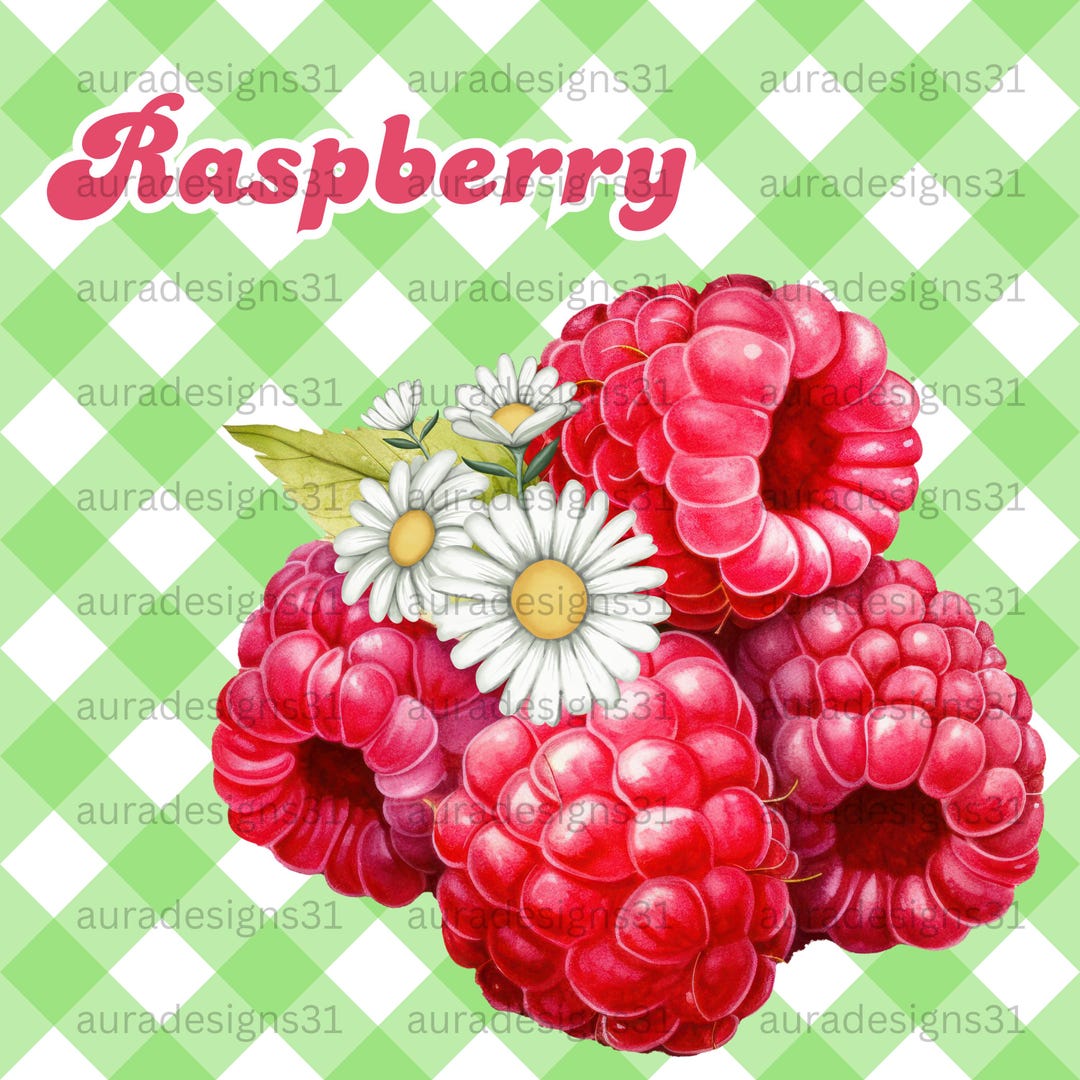 Raspberry Clip Art | High Resolution, Printable Graphics (digital ...