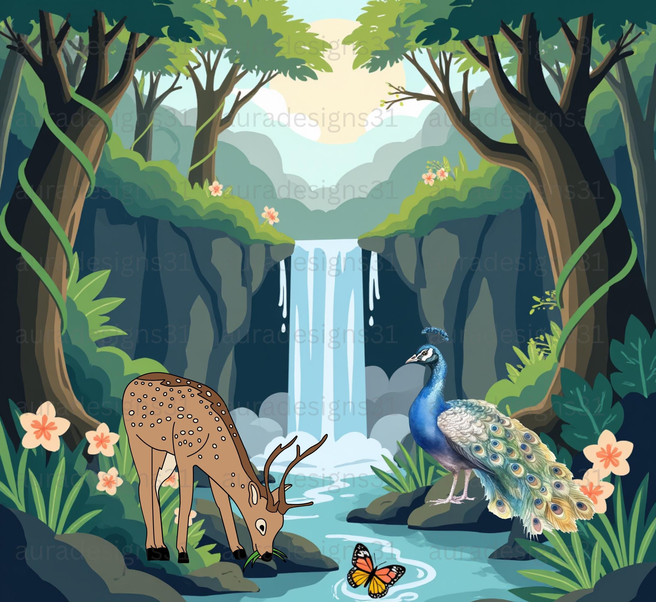Things Nature Graphics Nature Clip Art Set | Mother Nature Graphics (digital Download) - Etsy ...