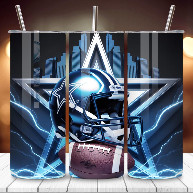 Cowboys Tumbler Wrap PNG | 20oz Sublimation Design (digital Download ...
