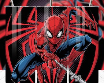 Spiderman Tumbler Wrap 20oz | Hero Sublimation Design (Digital Download)
