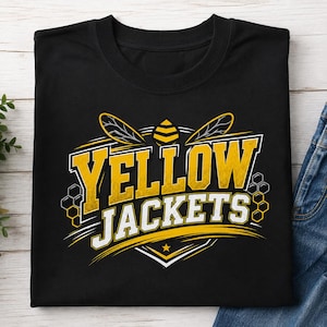 Gula jackor PNG, gul jacka maskot PNG, skolanda sportdesign, bilagströja PNG, sublimering för cheerleadingfotboll nedladdning