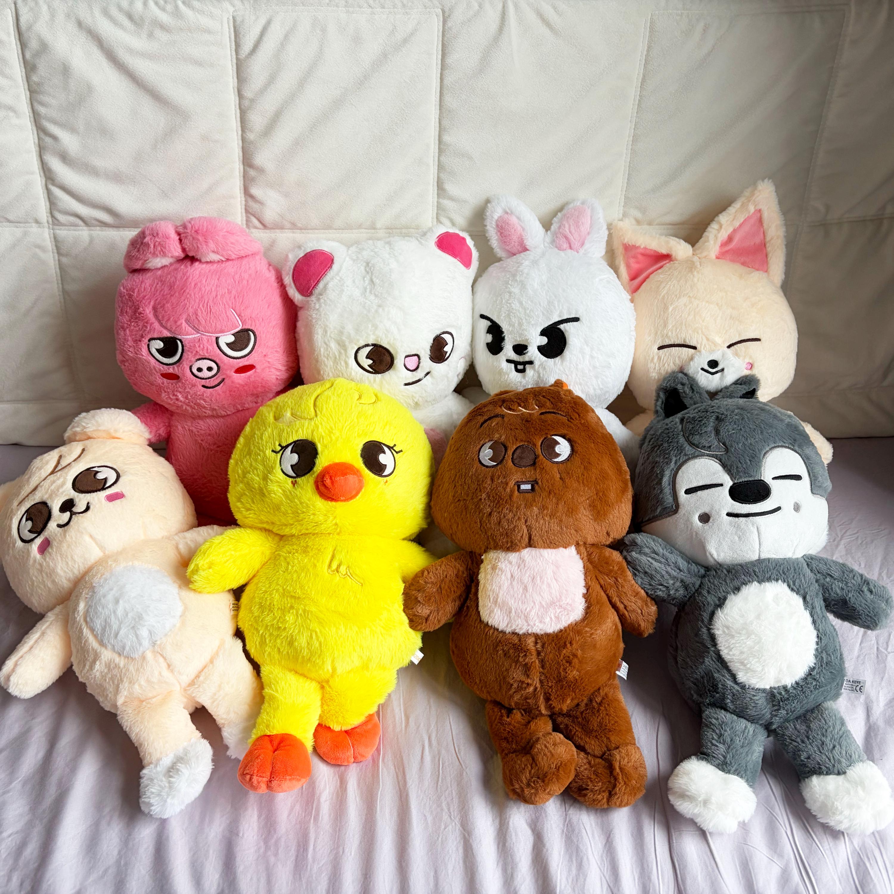 SKZOO ウルフチャン テディベア ぬいぐるみ3体セット Skzoo plush big - Etsy 日本