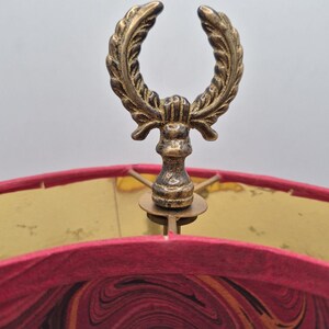 Vintage Mario Lampcrafters Bouillotte Brass And Wood Table Lamp 2 Candle Lights image 4
