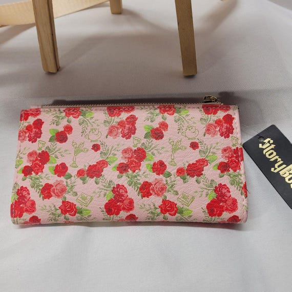 Loungefly Disney Beauty and the Beast Pink Roses … - image 14