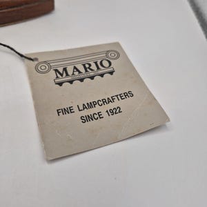 Vintage Mario Lampcrafters Bouillotte Brass And Wood Table Lamp 2 Candle Lights image 8