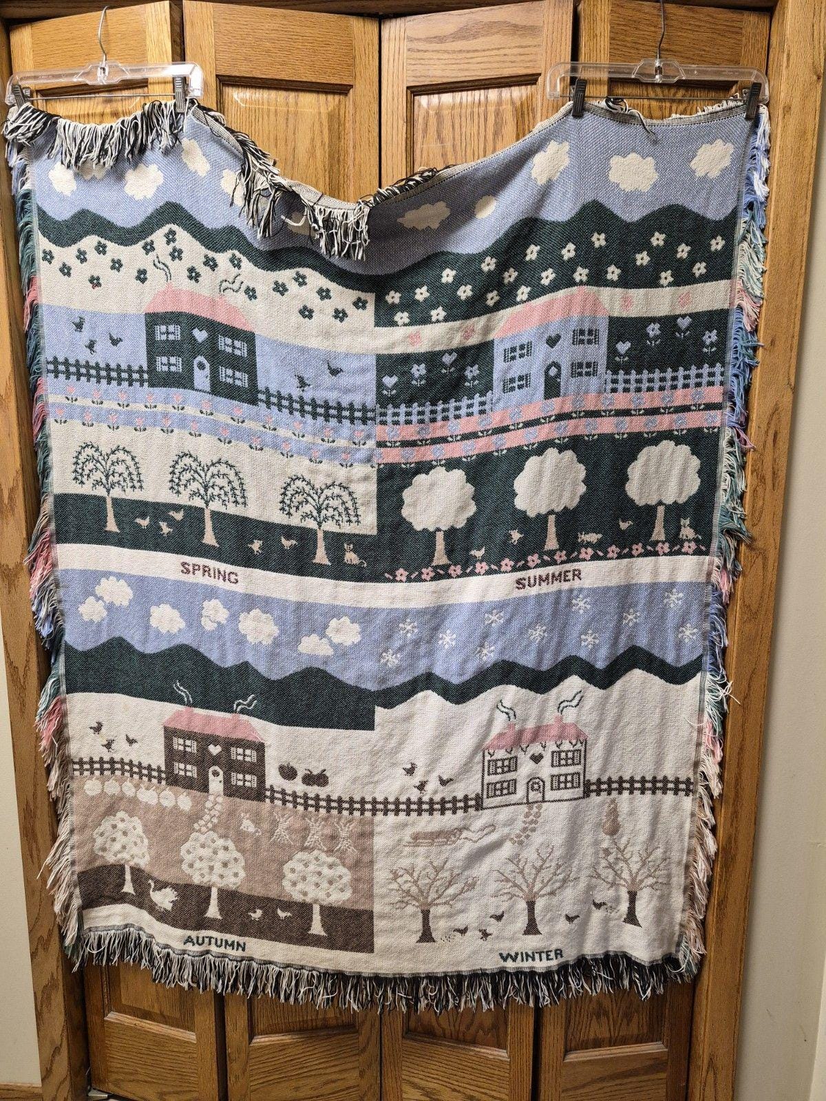 Vintage Crown Crafts Blankets - Etsy