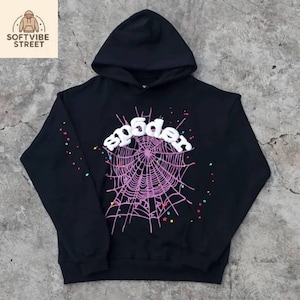 Sp5der hoodie black - Etsy 日本