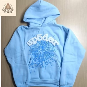 Sp5der hoodie sky blue - Etsy 日本