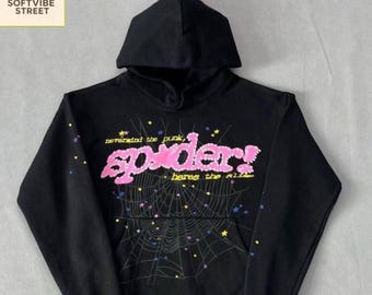 スパイダーウェブデザイン パーカー スパイダー ウェブ パーカーパープル メンズ - SS23 - JP