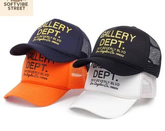 Gallery Dept Trucker Hat | Mesh Snapback Cap | Unisex Baseball  Streetwear Hat