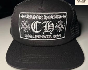 Gorra de béisbol negra gótica bordada: gorra unisex de estilo urbano, ajustable y casual.