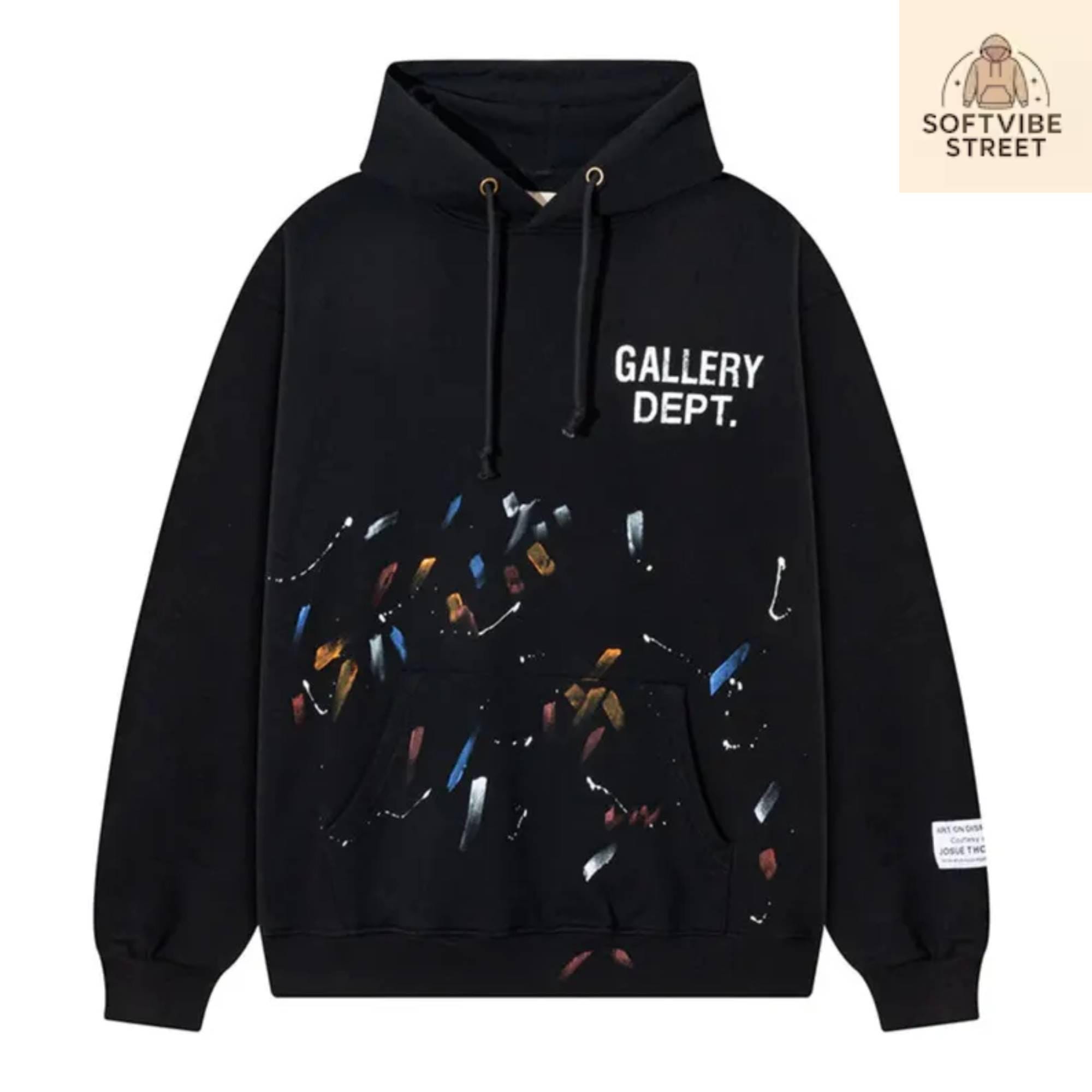 Unisex Streetwear Hoodie | Gallery Dept Inspired Paint Splatter