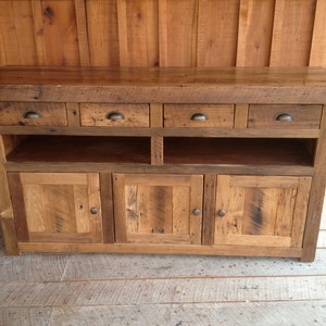 Reclaimed Chestnut Console