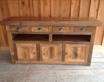 Reclaimed Chestnut Console