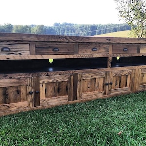 Reclaimed Barnwood Console