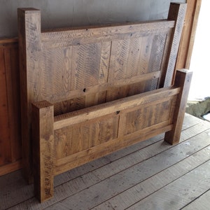 Aged Oak Bed Set Frame