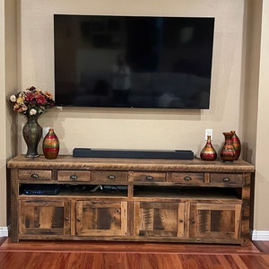 Reclaimed Barnwood Console image 5