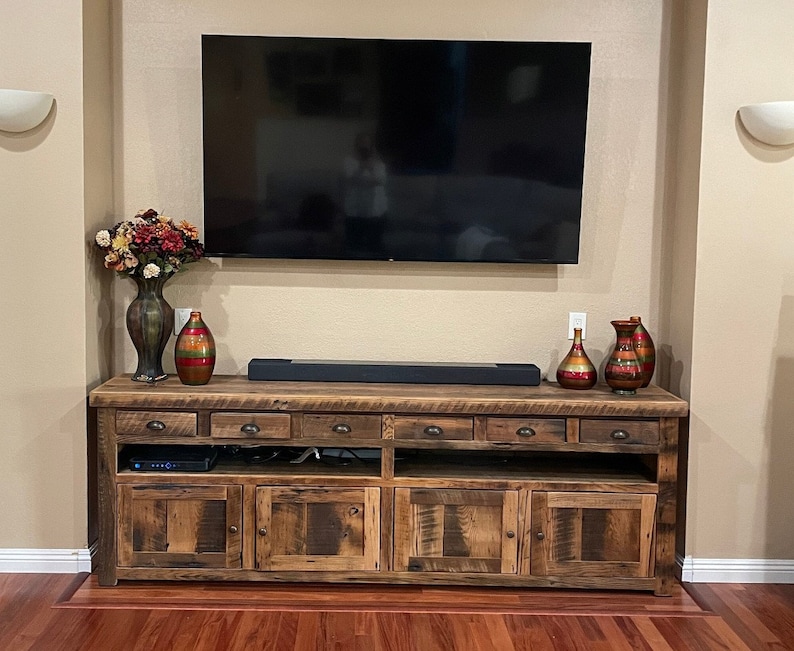 Reclaimed Barnwood Console image 5