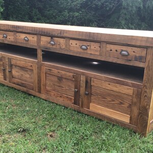 Reclaimed Barnwood Console image 8