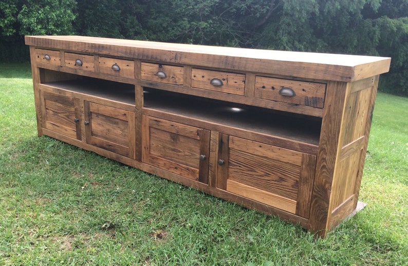 Reclaimed Barnwood Console image 8