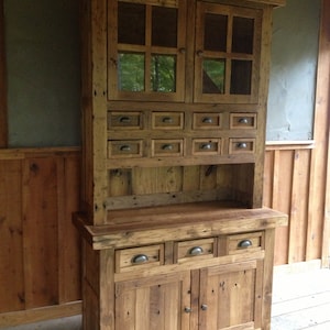 Reclaimed Barnwood Hutch