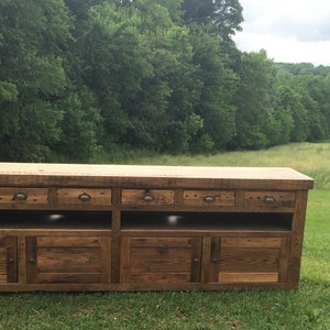 Reclaimed Barnwood Console image 6