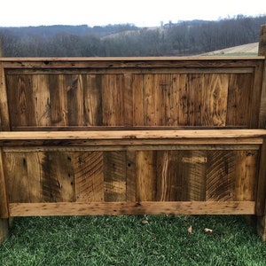 Reclaimed Barnwood Bed Set Frame