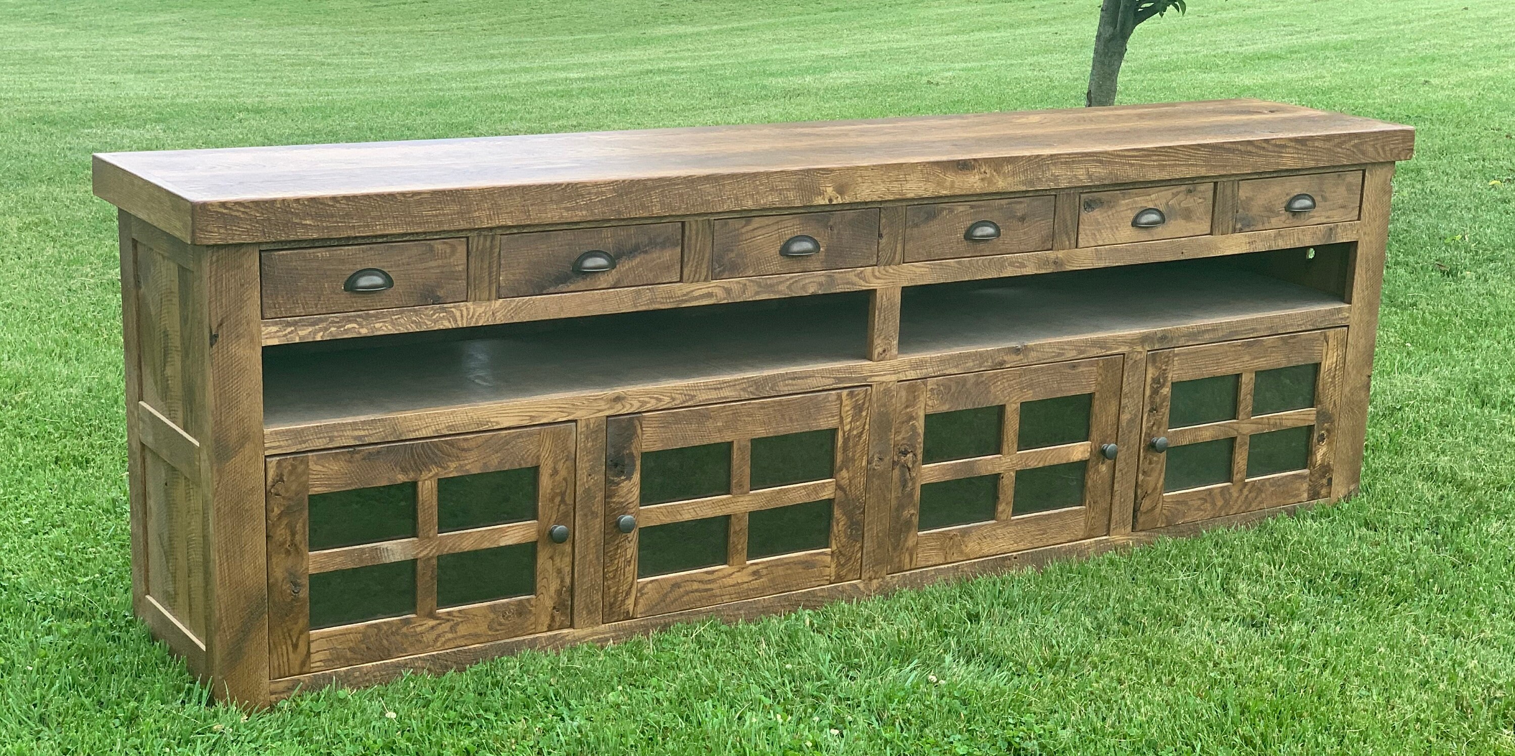 Solid Oak Console Table: 96