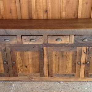 Reclaimed Barnwood Buffet Bild 3