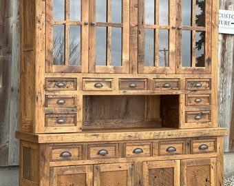 Reclaimed Barnwood Hutch - Ready to Ship