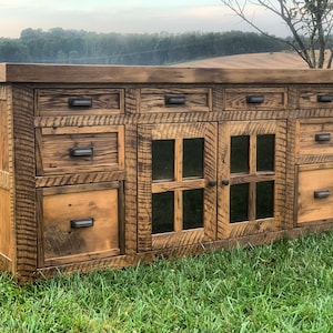 Reclaimed Barnwood Console