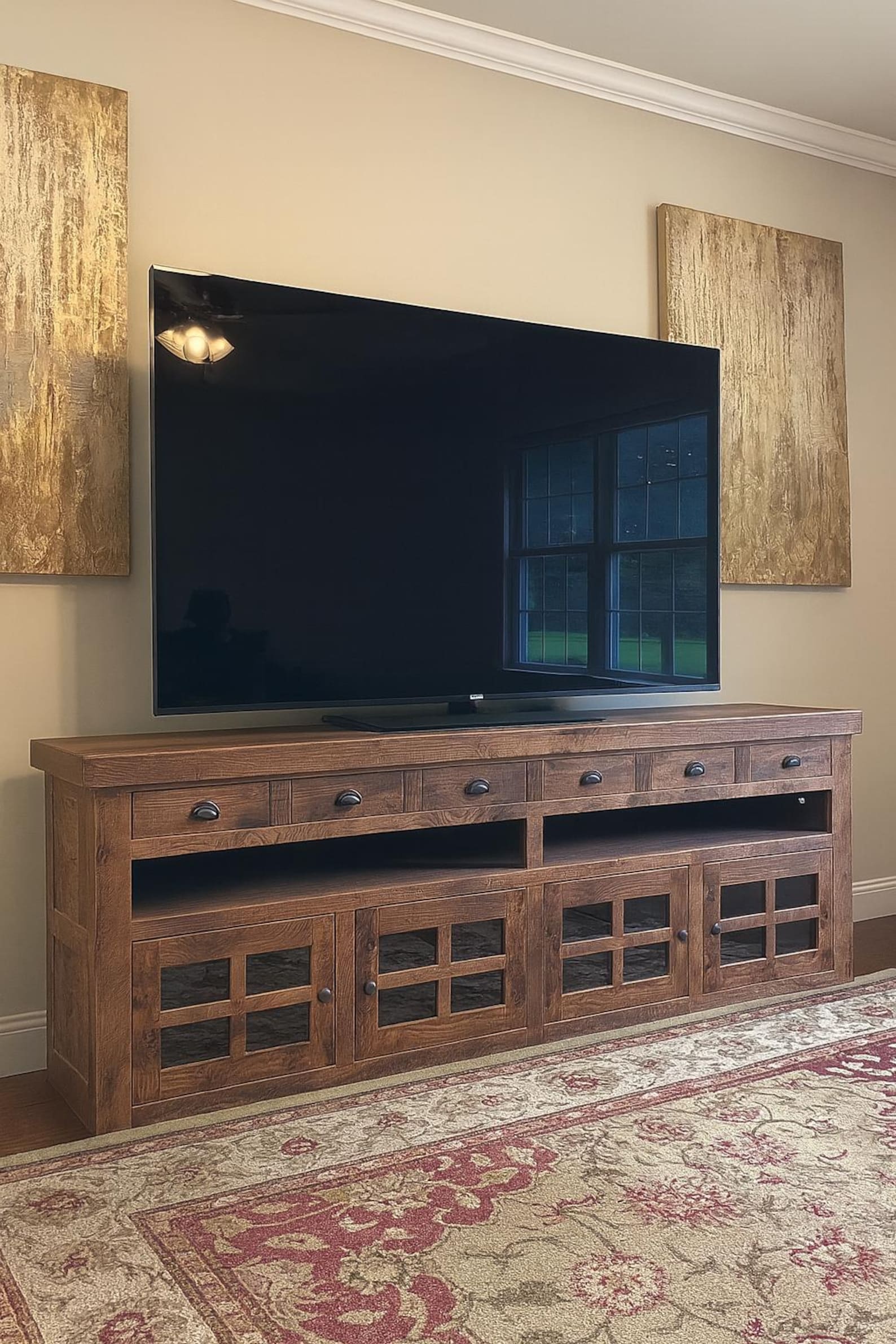 Solid Oak Console Table: 96