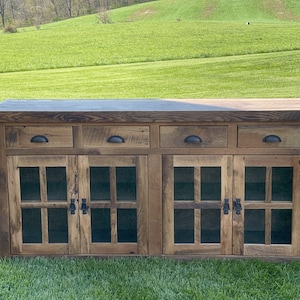Reclaimed Barnwood Console
