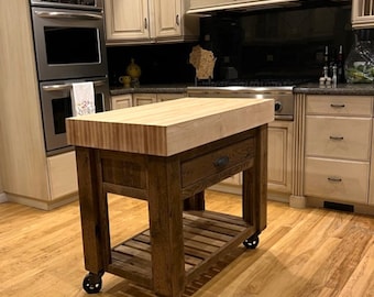 Butcher Block Kitchen Island