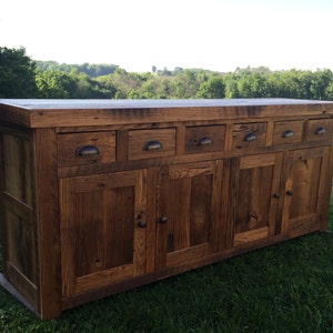 Reclaimed Barnwood Buffet 画像 2