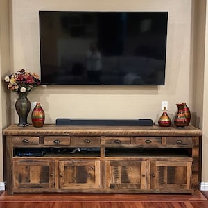 Reclaimed Barnwood Console image 1